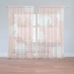 Sablio Záclony Bílé fleky: 2ks 150x250cm – Zboží Mobilmania