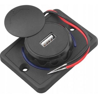 Univerzální nabíječka do auta pro slim USB 12 / 24V 5V / 2,4A montáž. | Zboží Auto