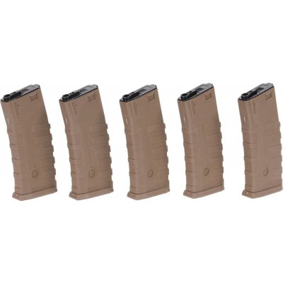 CAA Airsoft Hi-Cap pro M4 5ks FDE 360bb – Zbozi.Blesk.cz
