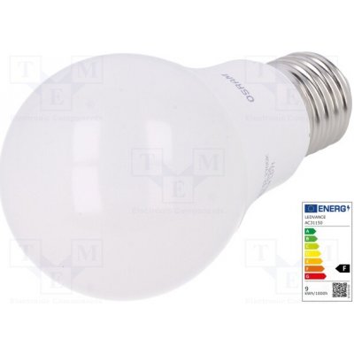 Osram 4052899326842 žárovka LED teple bílá E27 230VAC 806lm P 9W 2700K CRImin 80 – Zboží Mobilmania