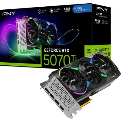 PNY GeForce RTX 5070 Ti ARGB Triple Fan OC 16GB GDDR7 VCG5070T16TFXXPB1-O – Sleviste.cz