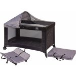 Scarlett Cestovní postýlka Piki s kompletní výbavou černá – Zboží Dáma
