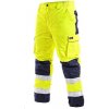 Pracovní oděv Canis CXS Pánské reflexní kalhoty CARDIFF zimní žluté