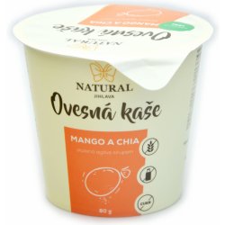 Natural Jihlava ovesná kaše bez lepku mango a chia 80 g