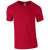 Pánské Tričko Gildan bavlněné tričko SOFTSTYLE třešňová červená