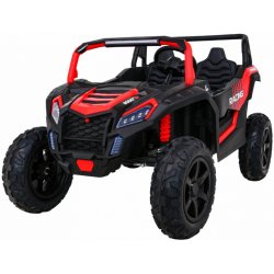 Mamido elektrické autíčko Buggy ATV Strong Racing nafukovací kola červená