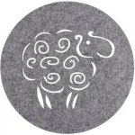 Mybesthome Prostírání Beránek šedá 38cm – Sleviste.cz