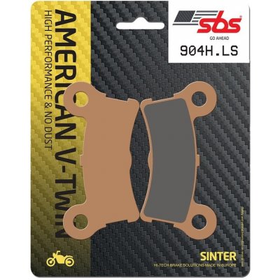 Zadní brzdové destičky SBS Harley-Davidson FLHTCUTG 1690 Tri Glide Ultra Classic Trike 2009 - 2013 směs LS – Sleviste.cz