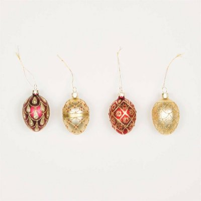 Sass & Belle Heirloom Oval vánoční ozdoba barevná – Hledejceny.cz