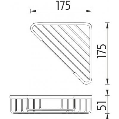 Nimco OP 101N -26 rohový mýdelník 135*135*33 mm – Hledejceny.cz