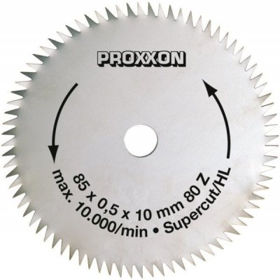 PROXXON Řezací kotouč Super Cut 85 x 0,5 x 10mm - 80 zubů. 28731