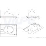 Faber Střešní průchodka pro tašku beton černá – Zboží Mobilmania