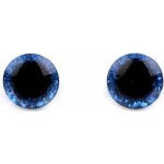 Glitrové bezpečnostní oči Ø10mm (Pár) Barva: Modrá safírová – Zboží Dáma