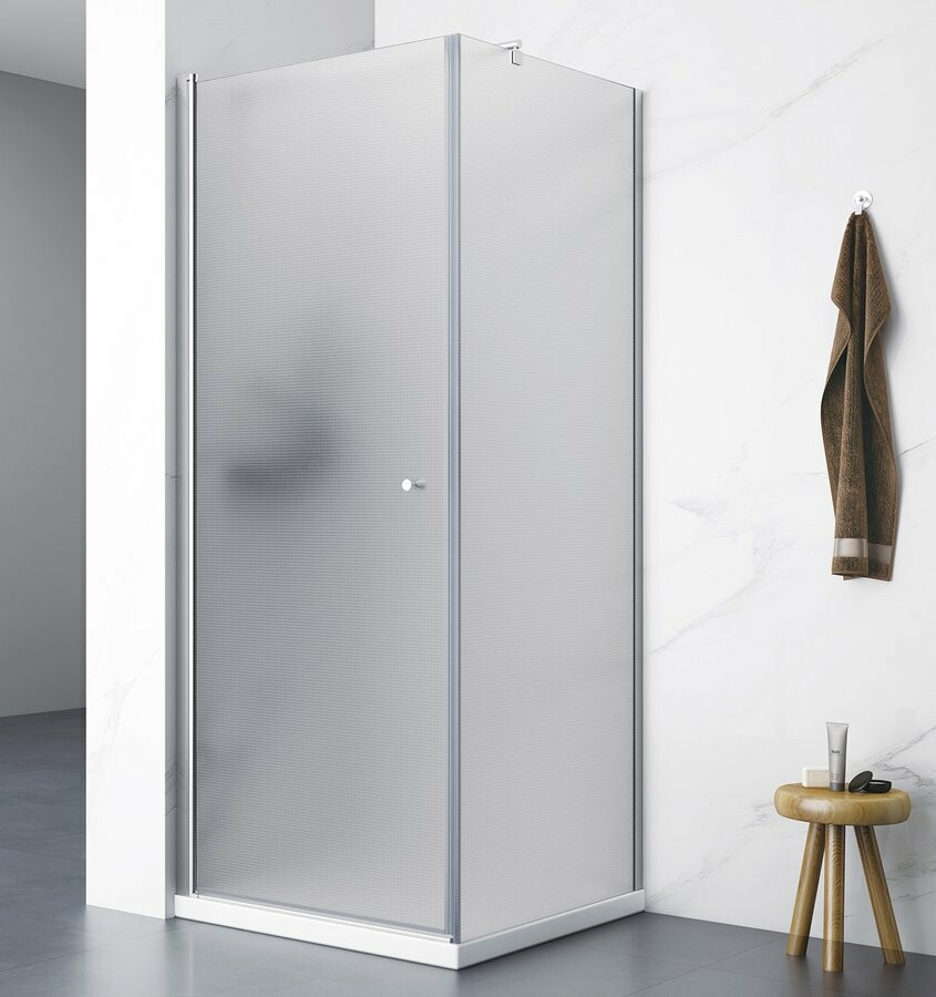 Aqualine PILOT čtvercový 800x800 mm, Brick sklo PT080-01