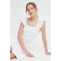 Pepe Jeans Bavlněné šaty GESA DRESS bílá mini PL953524