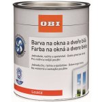 OBI Barva na okna a dveře 0,375 l bílá lesklá – Zboží Mobilmania