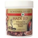 Bohemia Herbs Hadí jed Relaxační a regenerační mast 125 ml