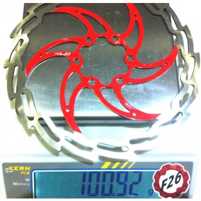 XLC BR-X02 6 děr 160 mm červená – Zboží Dáma