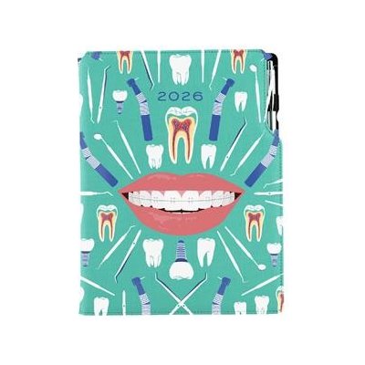 Design A4 denní 2026 mátová – Zboží Živě