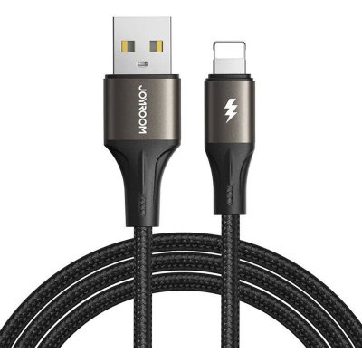 Joyroom SA25-AL3 USB to Lightning, 3A, 1,2m, černý – Zbozi.Blesk.cz