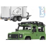 Bruder 2592 Auto Land Rover přepravní s koněm – Zboží Dáma