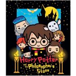 Eplusm Dětská fleecová deka Harry Potter a Kámen mudrců černá – Zboží Mobilmania