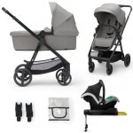 Kinderkraft Newly 4 v 1 Mink Pro Classic 2024 Grey + základna – Zboží Mobilmania