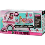 MGA L.O.L. Surprise Glamper karavan OMG 4v1 576730 stříbrno růžový – Zboží Dáma