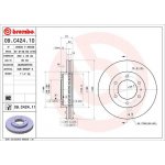 BREMBO brzdový kotouč 09.C424.11 | Zboží Auto