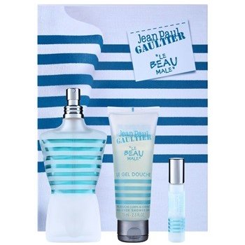 Jean Paul Gaultier Le Beau Male IV. EDT 125 ml + sprchový gel 75 ml + EDT 9 ml dárková sada