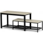 Autronic ABO-W2124 SON dub sonoma / černý matný lak – Zboží Dáma