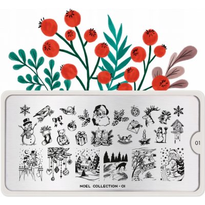 Image destička MoYou Noel 01 – Zboží Dáma