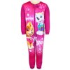 Dětské pyžamo a košilka Setino dívčí zimní pyžamo overal Tlapková patrol růžová
