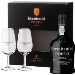 Porto Presidential Tawny 19% 0,75 l (dárkové balení 2 sklenice)