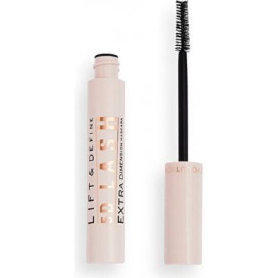 Makeup Revolution London 5D Lash objemová a prodlužující řasenka Super Black 14 ml