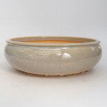 E-bonsai Keramická bonsai miska 19 x 19 x 6 cm zelená – Zboží Dáma