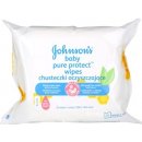 Vlhčený ubrousek Johnson's Baby Wipes Pure Protect 25 ks