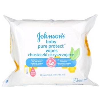 Johnson's Baby Wipes Pure Protect 25 ks