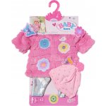 Zapf Creation BABY born Souprava s růžovým kožíškem 43 cm – Sleviste.cz