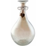 Dekorativní skleněná váza s popraskáním - Ø21*38 cm - Clayre & Eef – Hledejceny.cz