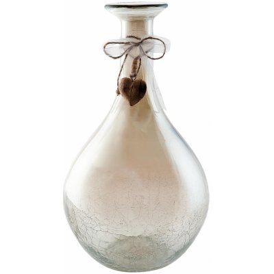 Dekorativní skleněná váza s popraskáním - Ø21*38 cm - Clayre & Eef – Hledejceny.cz