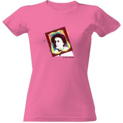 Tričko s potiskem Milena Jesenská Růžová – Zboží Mobilmania