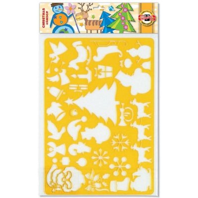 Koh-i-noor Dětská obrysová šablona Vánoce 9820 – Zboží Dáma