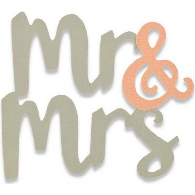 Sizzix Mr. & Mrs. vyřezávací šablona Bigz – Hledejceny.cz