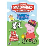 Prasátko Peppa tvarované omalovánky se samolepkami UM 25J1724 8 – Zbozi.Blesk.cz