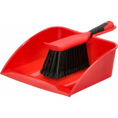 Bauhaus Profi Smetáček a lopatka plast JCB90110 červená – Zboží Dáma