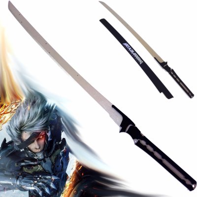 AF Dřevěná Cosplay katana "SWORD OF RAIDEN" Metal Gear Rising – Zboží Mobilmania