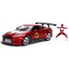 Sběratelská figurka Jada Toys Power Rangers Hollywood Rides Diecast Model 1/24 2009 Nissan Skyline GTR R-35 s figurkou Power Ranger