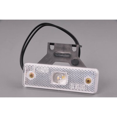 světlo poziční W44 (219Z) bílé LED 12V+24V + držák | Zboží Auto
