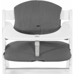 Hauck Polstrování na sedátko a dřevěné židličky Alpha+Beta+Arketa Dark Grey – Sleviste.cz
